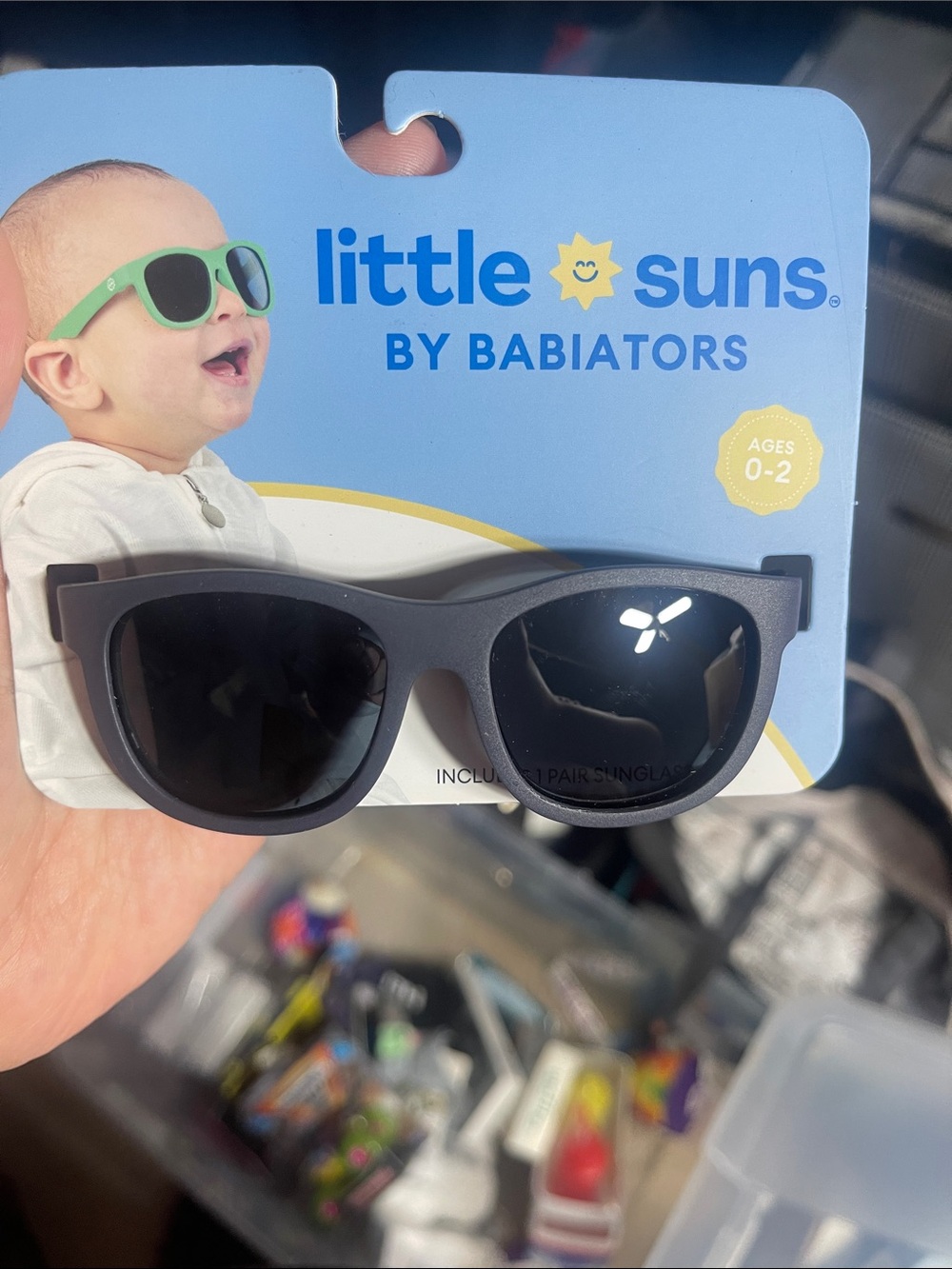 Babiators Little Suns Toddler Sunglasses in Black